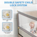 Baby Safety Bed Fence Adjustable Bed Rail Baby Bed Barrier Baby Fall Protection, Baby Bed Crib Baby Cot Rails Folding Baby bed Guard. 