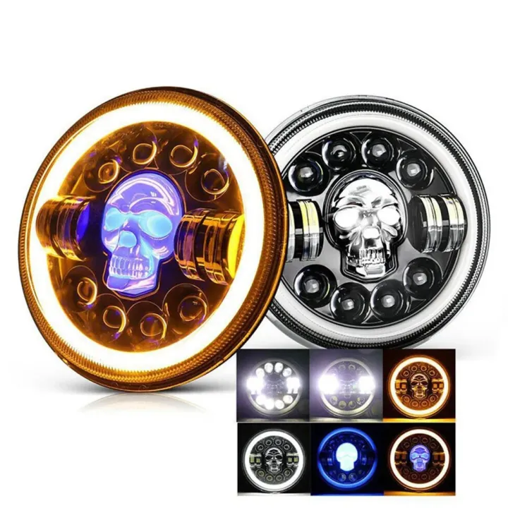 Headlight%207inch%20RGB%20Skull%20Head%20Headlights%20For%20Car,%20Motorcycle,%20Jeeps%20H4%20Devil%20Eye%20Lights%20LED%20High%20Low%20Beam%20Headlights%20-%20Image%204