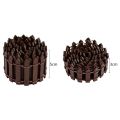 3/5*100cm Miniature Small Wood Fencing Fairy Garden Barrier DIY Dollhouse Wooden Craft Mini Fence Figurine Home Decoration Acces. 