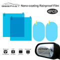 Geepact 4pcs Anti Fog Film Anti Rain Car Mirror Film Rearview Mirror Protective Film Nano Waterproof Anti Glare Side Window Film. 