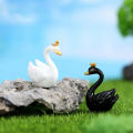 Micro Landscape Swan Ornament Anti-fade Little Swan Potted Plants Garden Ornament. 