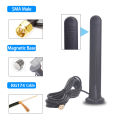 5G Full-band Waterproof Sucker Antenna 12dBi Outdoor WiFi Mobile Signal Booster Amplifier TS9 SMA Male for GSM GPRS 3G 4G NB-IOT. 