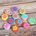 Drawing Sponge Stamp 12pcs Early Learning Painting Seals Educational Tools for Children. 