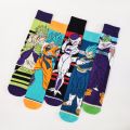 Dragon Ball Socks Cartoon Anime Character Socks Cosplay Adult Socks. 