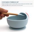 Baby Feeding Set 3pcs Silicone Suction bowl Spoon & Fork for Kids. 