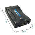 Scart to HDMI-Compatible Converter Scart to HDMI-Compatible Converter Multi-Function Video Converter Easy to Use A. 