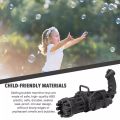 Massive Bubble Gun_ - Kids Automatic Bubble Gun_ Toys Summer Soap Water Bubble Machine Plastic Electric Bubble Gum Machine Children Bath Toys. 