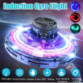 Flying Spinner Mini Drone, Mini Flying Ball Toys with 360° Rotating Small UFO Toys LED Light Flying Orb Safe for Kids Adult Indoor Outdoor. 
