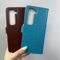Lenuo For Infinix Hot 50 Hot 50 Pro+ Hot 50 Pro Plus Back Cover Luxury Retro Flip PU Leather Wallet Case Flip Clasp Stand Cards Holder Casing. 