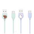 ORIGINAL WE BARE BEARS MICRO USB DATA CABLE ANDROID CABLE TYPE-C. 