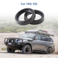 2Pcs Front Axle Seal Oil Seal Kit Replacement Parts Accessories for Nissan Patrol Y60 Y61 303752-KIT 40533-01J00. 