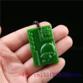 Chinese Zodiac Jade Pendant Necklace Women Jewelry Gifts Natural Amulet Jadeite Men Fashion Carved Green Chinese Charm. 