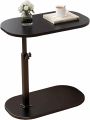 Toheed wood Side Table, C Shaped End Table Adjustable Height Elevating Type, Sofa Table, 360° Rotation, Bedside Table, Height Adjustable, Easy Assembly, Small Furniture, For Bedrooms, Nursing Use, 11.8 x 15.7 inches. 