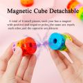 6 Pieces Magnetic Mathematics Arithmetic Learning Kids Puzzle Educational Cube Toys. 