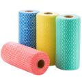 1 Roll 50 Sheets Multi Surface Kitchen Tissue Paper Roll Towel Paper Roll Non Woven Washable Kitchen Wipes Tissue Reusable Paper Towels Origami Paper Towel Kitchen Cleaning Towels Water absorbent. 