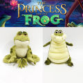YueYangSport 22cm Disney Movie Peripherals The Princess And The Frog Plush Toys Stuffed Soft Doll Toy Cartoon Animal Plush Gifts For Children. 