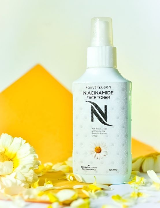 Fairy's%20Queen%20Niacinamide%20Face%20Toner%20100ml,%20With%20Niacinamide%20&%20Chamomilla%20Recutita%20Flower%20Extract%20-%20Image%205