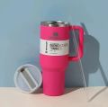 Stanley Quencher H2.0 FlowState™ 40oz Fuchsia Pink Sustainable Hydration Tumbler - Ultimate Temperature Control Coffee Mug for Eco-Conscious Adventurers. 