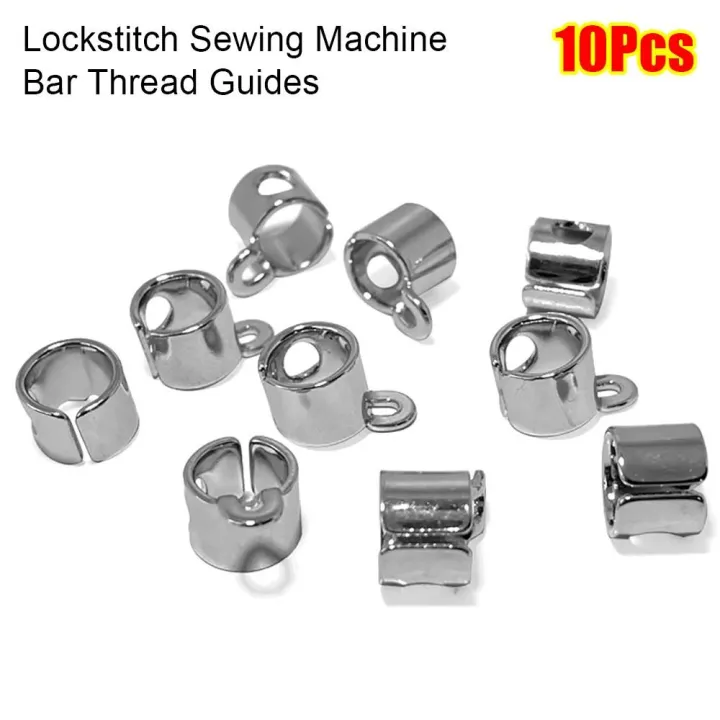 Thread Guide For Hikari 10Pcs Durable Steel Thread Guide with Tail Thread Loop Bar Coil Flat ...