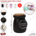 Beautiful Glass Jar Scented Candle With Cork For Wedding, Parties & Home Decors, Party Supplies, Decorating Items, Decorative Fragrance Jasmine Wax Scent Candles, Dinner Shadi Mehndi Anniversary & Room Decoration Item & Materials. 