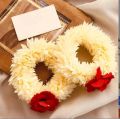 artificial gajray for hand artificial gajray for hand whiteartifical flowers kangan for wedding Jewellery Reuseable White with Red Flower Artificial Hand Gajra / Bangles artificial kangan for girls 2 pic. 