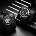 H-GOOD Students Dual Display Electronic Watch, Multi-Functional Waterproof Glow Creative Wrist Watch, Ideal choice for Gifts. 
