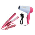 hair dryer and mini straightener combo of 2 for girls. 