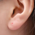 20Pcs/Bag Mini Plastic Ear Studs Transparent Ear Stick Anti Allergy Plastic Earhole Maintenance Needling Jewelry Earrings For Women Men. 