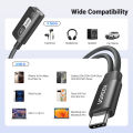UGREEN 2 in 1 External USB Audio Sound Card DAC USB Type C to Hifi 3.5mm Sound Card to USB C PD 60W Charging Cable Adapter Compatible with  iPhone 16 Pro Max, Macbook 13 iPad Pro Samsung S25 S24 Ultra, Headphone, Speaker. 