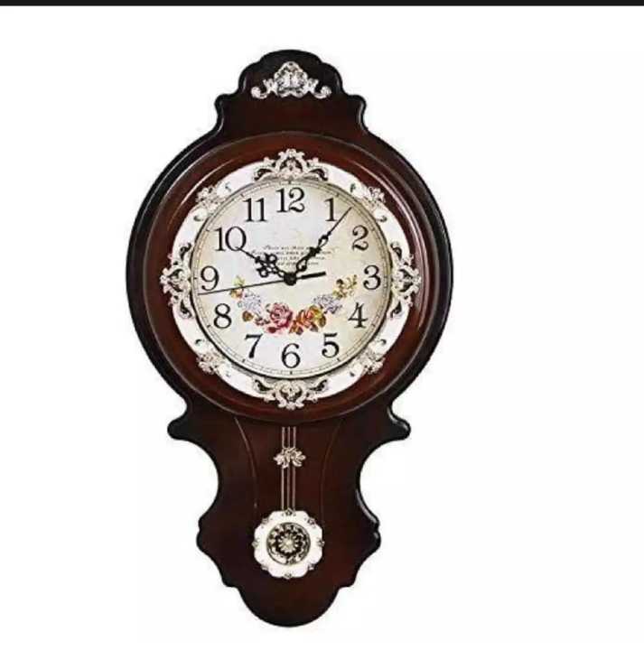 wall clock with pendulumn and hourly sound in best quality