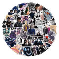 PinShang 50pcs Tv Show Wednesday Stickers Gothic Style Addams Waterproof Sticker Graffiti Decals. 