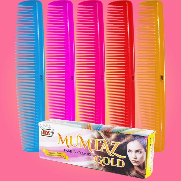 AZ® MUMTAZ PEARL LARGE COLORFUL CURVED COMD MULTI COLOR BOX (12 PEICES)