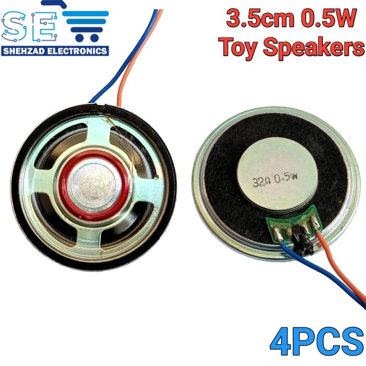4PCS 3.5cm 0.5W 32 Ohms Speaker Small Toy Speaker