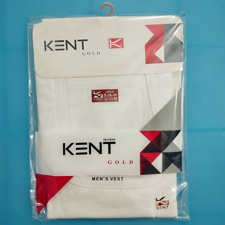 Original "Kent" Men's Vest in SANDO Style - 100 % PURE COTTON Sleeveless BUNYAN | Summer Special Gift BRANDED