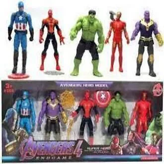 Avengers%20Endgame%20Action%20Figures%20Super%20Heroes%20Spiderman%20Hulk%20Iron%20Man%20Hulk%20Captain%20America-%205%20Figures%20-%20Image%204