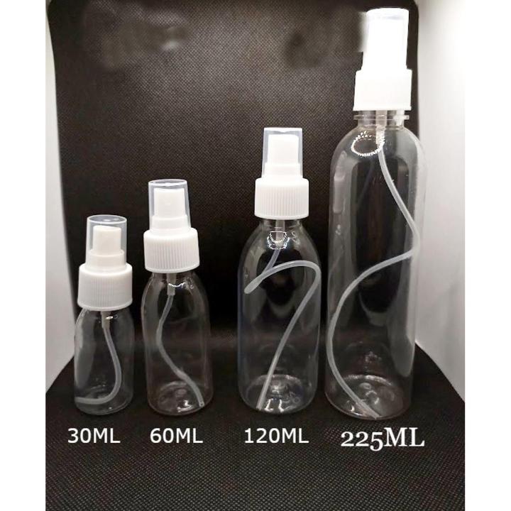 Pack of 4 / Empty Spray Bottles / Plastic Spray Bottle Empty / Fine Mist Portable Spray Bottle Refillable Hair Spray Bottle for Face, Makeup Bottles, Cosmetic, Solutions etc / Water Spray Bottle Pump