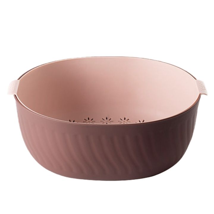 Food Storage Basket Kitchen Circular Rotating Washing and Watering C