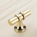 8 Packs Gold Cabinet Knobs Drawer Knobs Euro T Bar Cabinet Handles Modern Knobs for Cabinets and Drawers. 