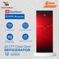 Dawlance Refrigerator | Model 91999 AVANTE  | Large Size 20 Cubic Feet | Glass Door | Low Voltage Operate (LVS) Technology | Vitamin Fresh Technology | 12 Years Compressor Warranty. 