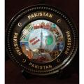 Pakistani Minar e Pakistan Monument Ceramic Plate with stand. 