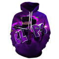 New printed Roblox with hooded pullover couples fashionable hoodie for trendy men. 