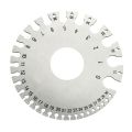 New Stainless Steel for Non-ferrous Wire and Metal Round Diameter Gage Thickness ruler 0.3125"-0.007" Scale Thickness Measuring Gauge. 