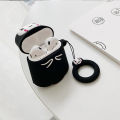 airpods protective sleeve bear apple bluetooth wireless earphone sleeve cartoon cute silicone box shell suitable. 