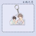 Lost in The Cloud Acrylic Keychain Women Cirrus Skylar Bai Xian Yun Yan Hena Cute Key Chain Man Korean BL Manwha Keyring Pendant. 