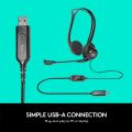 Logitech USB Headset / Headphone with Noise Cancelling Mic ( H370 ). 