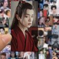50PC/SET Xiao Zhan Wang Yibo Waterproof Stickers Bo Jun Yi Xiao Fun Hand Account Cute DIY Handmade Material Star Surroundings. 