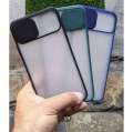 iPhone 6/6s Window Shutter Slide Camera Lens Protective Case Shockproof Bumper Matte Back Cover. 