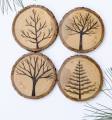 Natural Wooden Slices Round pack of 1. 