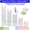 Aluminum Water Cooling Block for Peltier Module 40mm to 200mm Liquid Cooler Radiator for CPU GPU Heat Sink by Electrica. 
