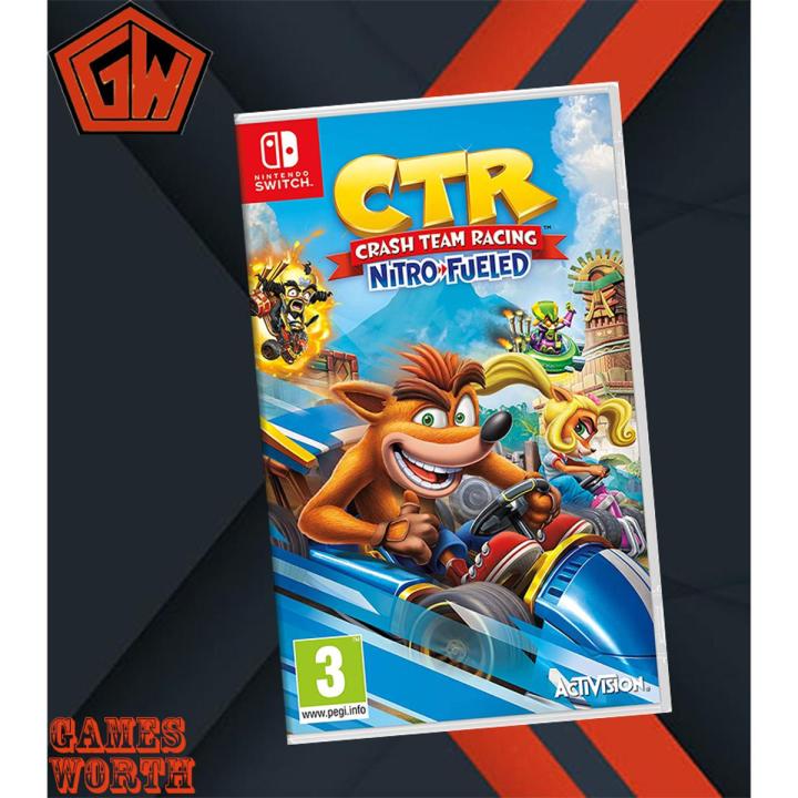 CTR CRASH TEAM RACING NITRO FUELED NINTENDO SWITCH GAME